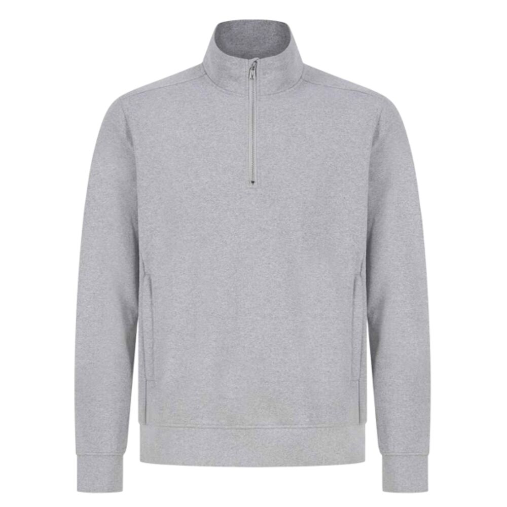 Henbury Unisex Sustainable 1/4 Zip Sweatshirt Thumbnail