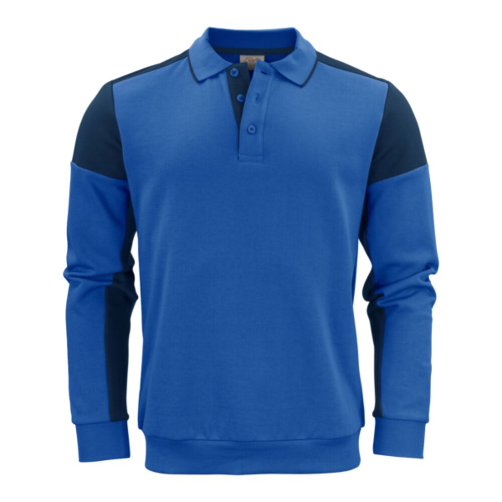 Long Sleeve Polo Sweatshirt Thumbnail