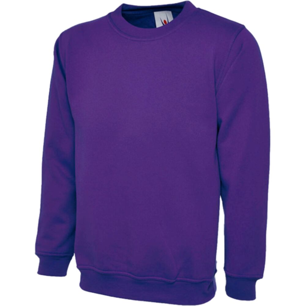 Ladies Deluxe Crew Neck Sweatshirt Thumbnail