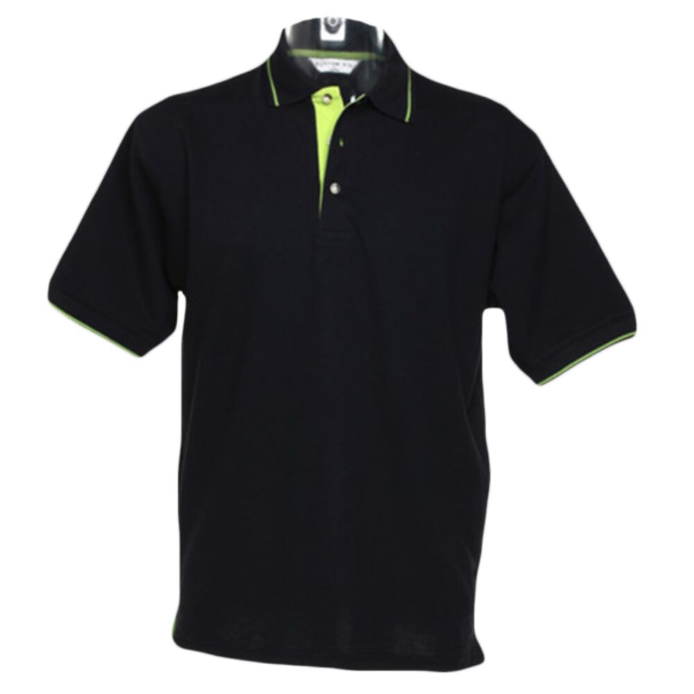Kustom Kit St Mellion Tipped Cotton Piqué Polo Shirt Thumbnail