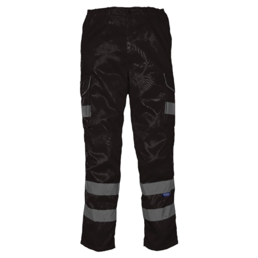 Yoko Hi-Vis Cargo Trousers with Knee Pad Pockets Thumbnail
