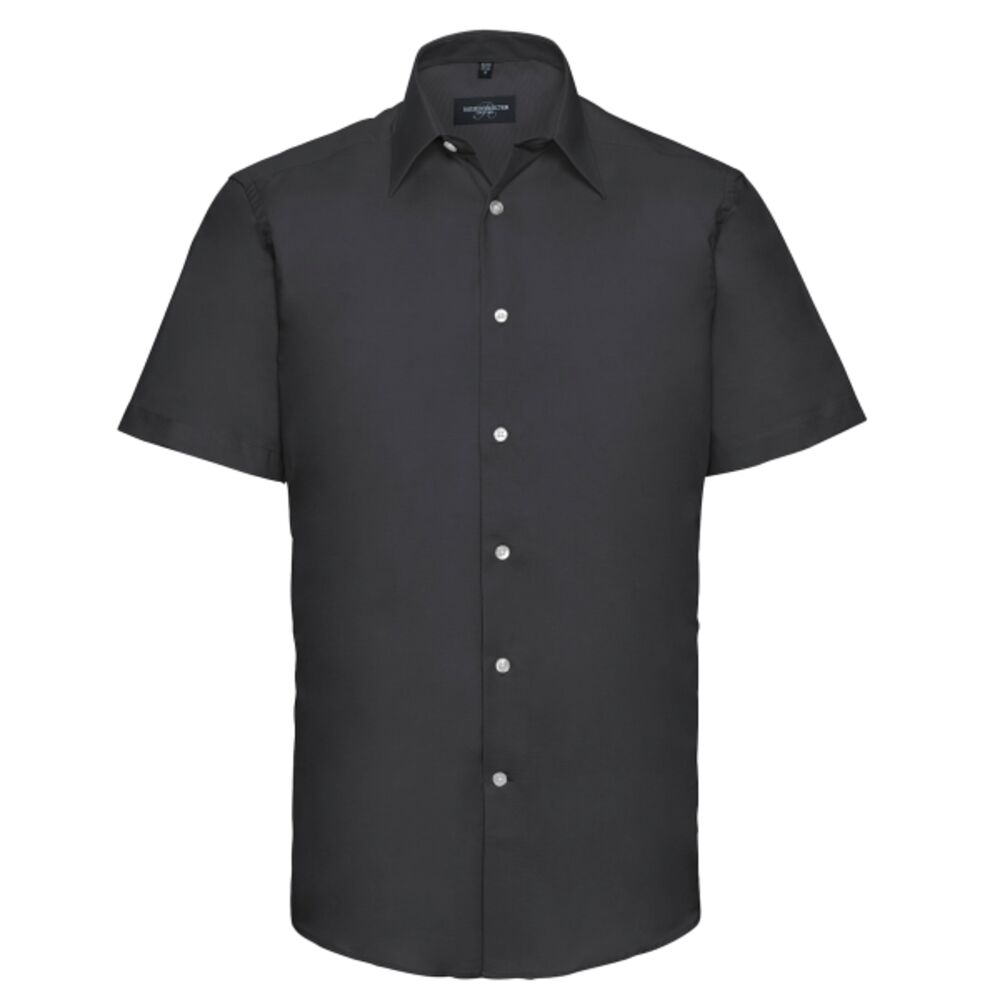 Short sleeve easycare tailored Oxford shirt Thumbnail